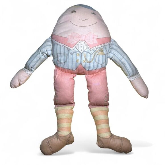 VTG Humpty Dumpty Stuffed Animal Plush Toy Collectible - Picture 1 of 6